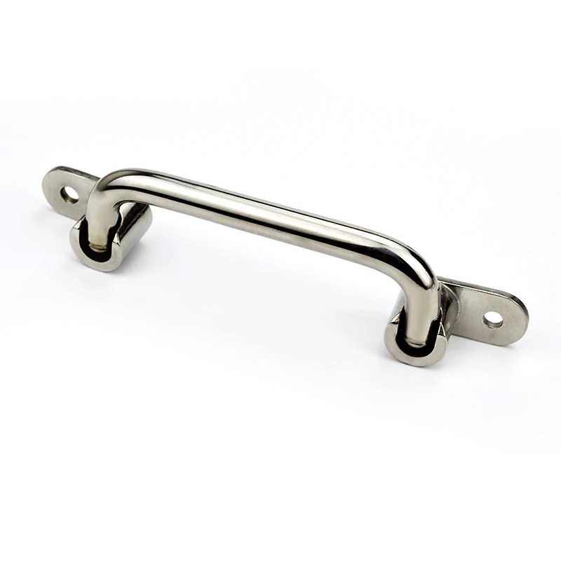 304 Stainless steel heavy duty folding handle External installed industrial equipment handle box spring 138mm 158mm door handles