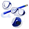 Kids Diving Goggle Mask Breathing Tube Shockproof Anti-fog Durable Underwater Swimming Glasses Band Snorkeling Accessories Set 2
