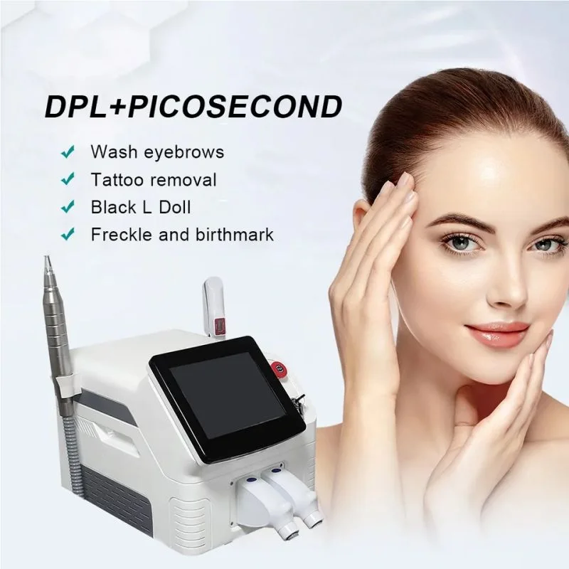 

2 in 1 Tattto Hair Removal IPL E-Light Nd Yag Laser Q Switched Machine Skin Rejuvenation Professional Portable Beauty Salon Use