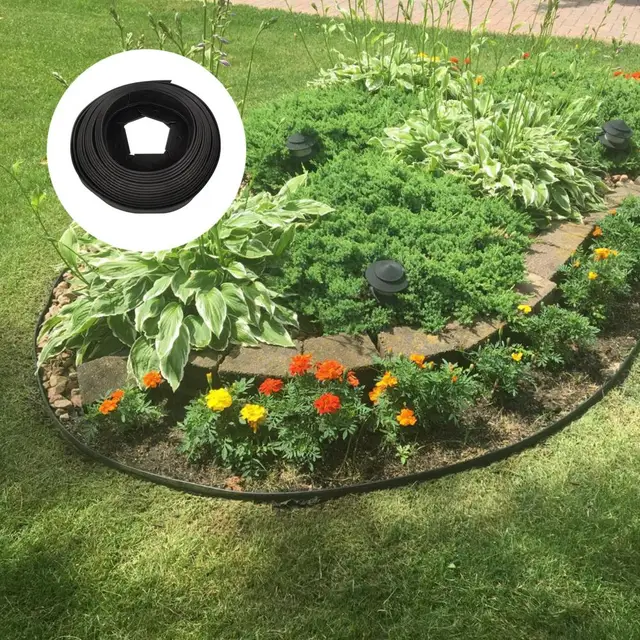 1 Állítsa Be A Gyakorlati Erős Kerti Ösvényeket Szegély Táj Szegélyek L-Alakú Széle Időjárás-Ellenálló Virágágy Ellátás - Image 3