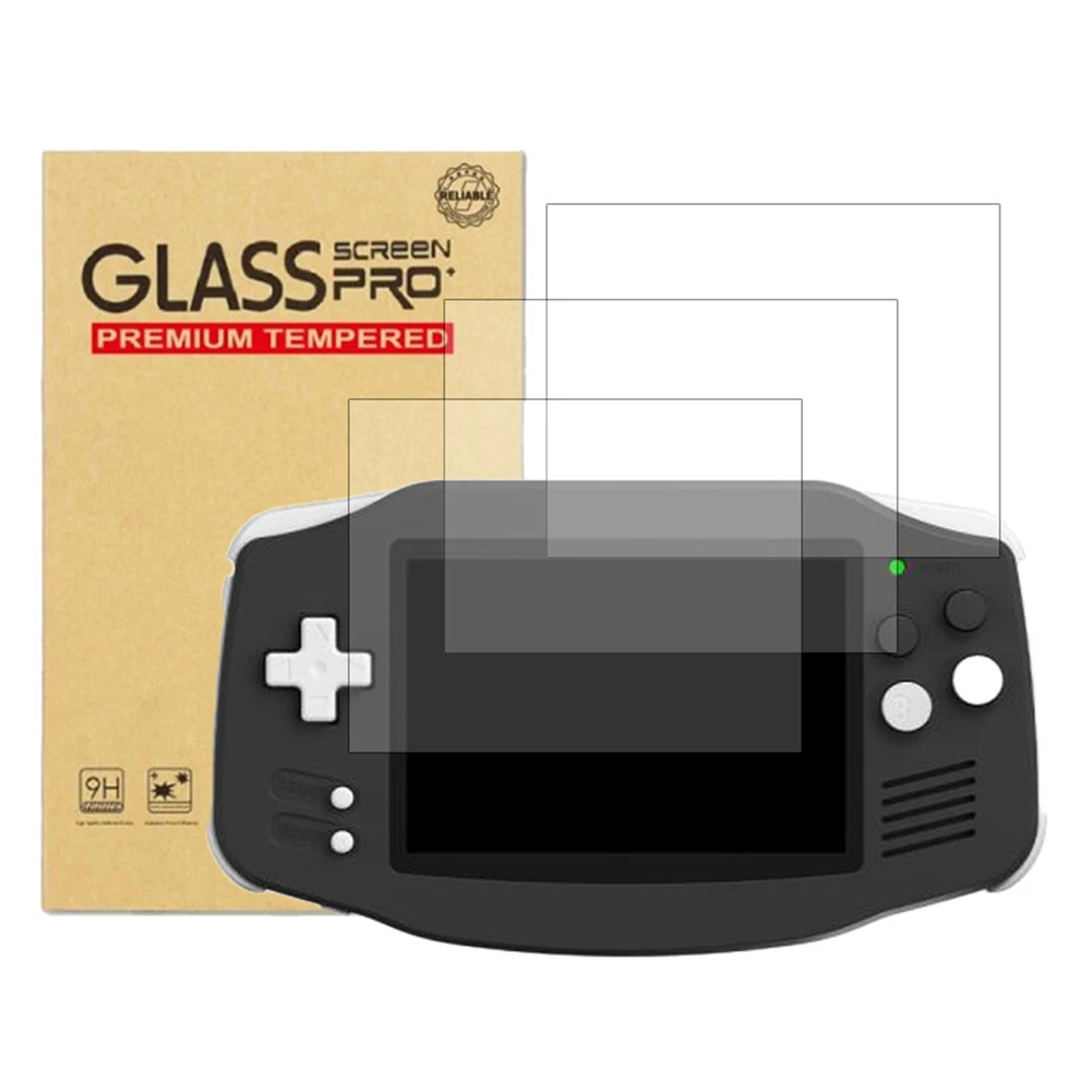 For RG34XX Tempered Glass Screen Protector Films Anti-scratch Shockproof Storage Bag Protective Case Gaming Accessories