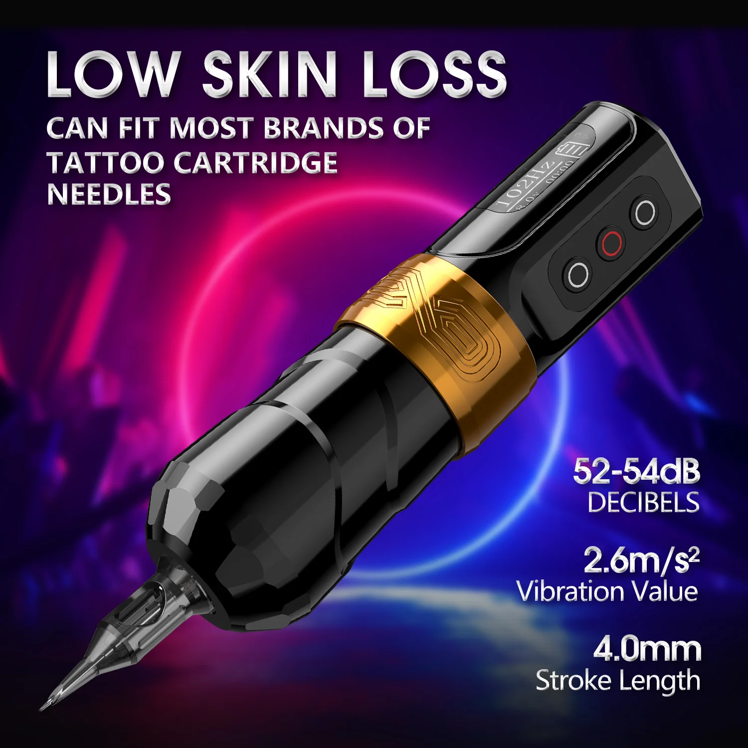 XNET FLUX MAX 2024 Wireless Tattoo Machine Rotaty Pen Coreless