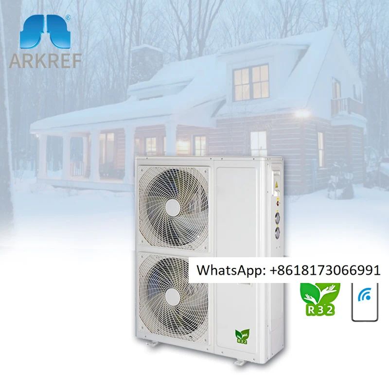 Pompa Di Calore Aria-Acqua Divisa Europea Evi Dc Inverter Erp R32 Gas Wifi, Pompa Di Calore
