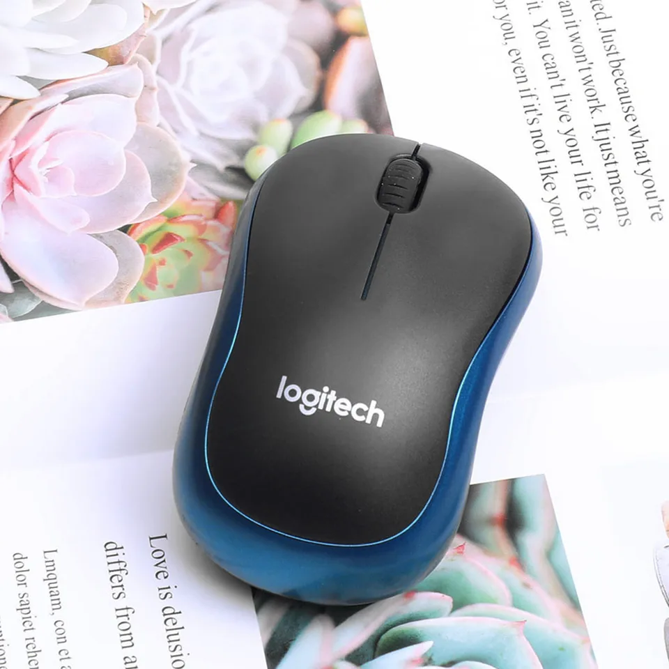 Logitech M185 Wireless Mouse with USB Receiver