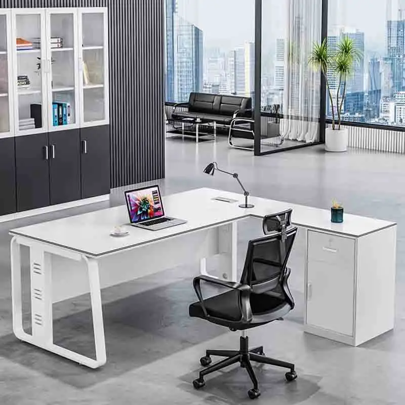 

Modern Conference Office Desks Reception Monitor Storage Gaming Office Desks Writing Standing Scrivania Con Cassetti Furnitures