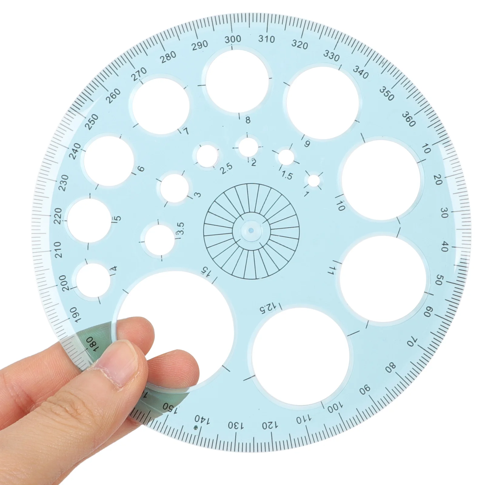 

Swing Arm Angle 360 Degree Protractor Multifunction Geometry Circle 360 Degree Tool Office Measuring Swing Arm Angle 360 Degree