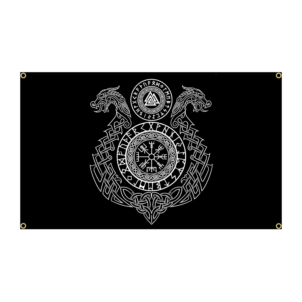 Vinland Viking Decorative Flag - Nordic Heritage Banner