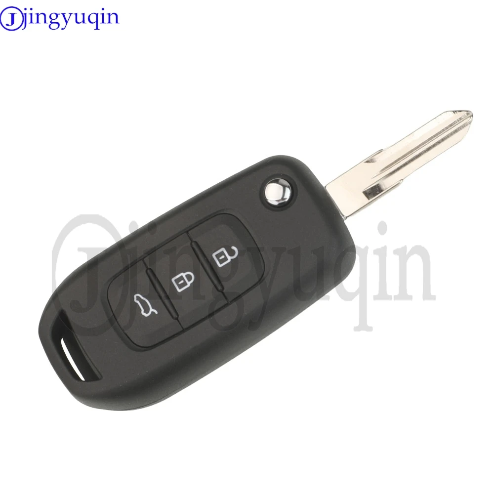 jingyuqin 2/3 Tasten für Renault Megan Modus Clio Modus Kangoo Logan Sandero Duster Opel Almera Modifizierte Fernbedienung Autoschlüsselgehäuse – Detail 4
