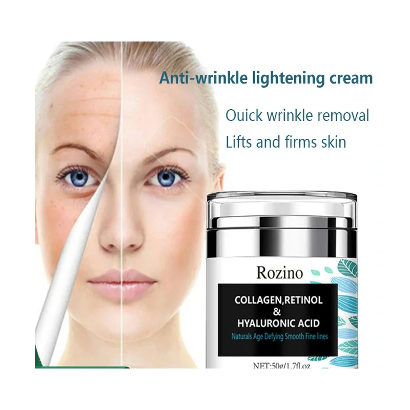 Collagen anti-wrinkle elastic tender tight high moisturizing hydrating reducing fine line polypeptide skin rejuvenation cream