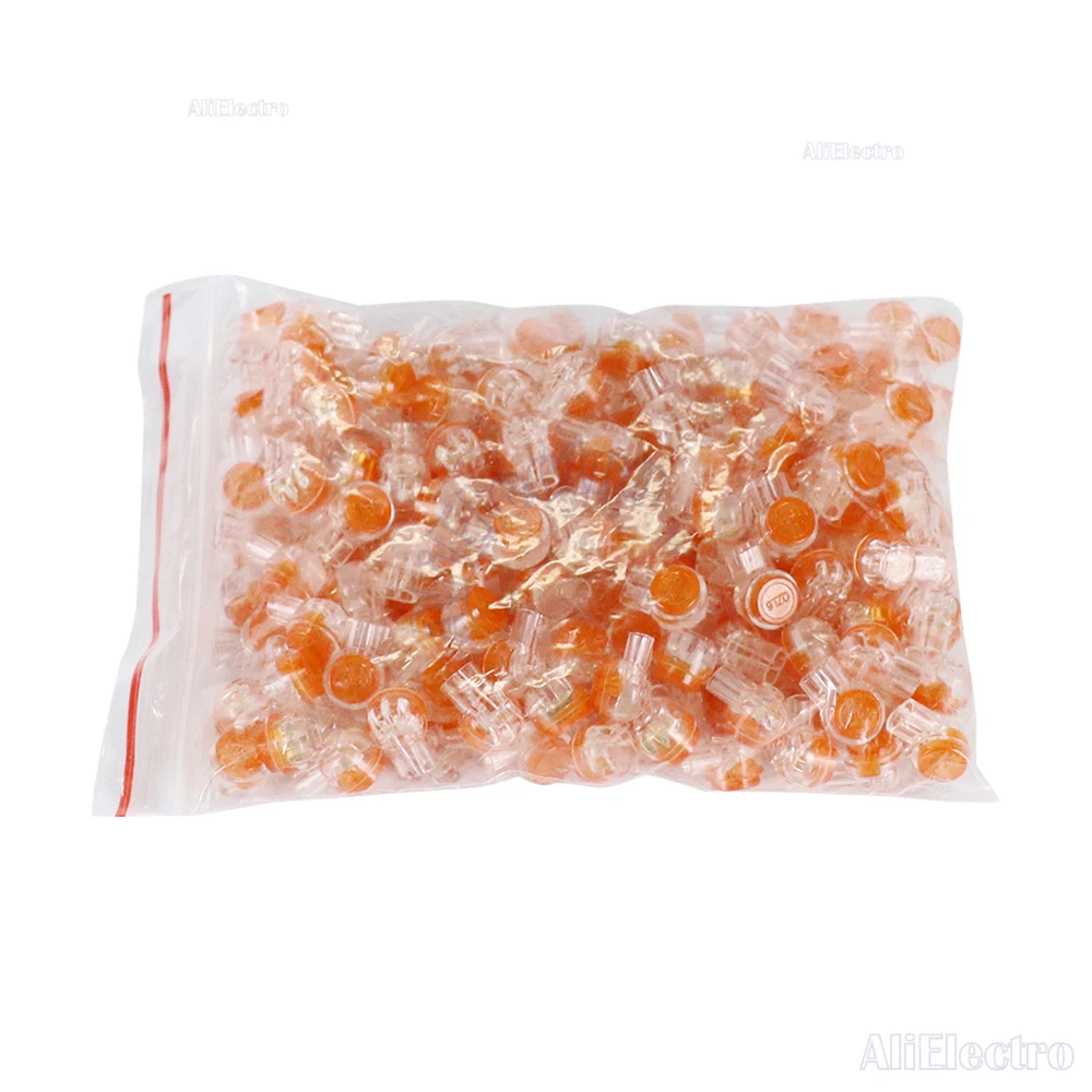 200PC 압착 연결 단자 K1 커넥터 단자, 방수 와이어링 이더넷 케이블, 전화 코드 0.4-0.7mm, Rj45
