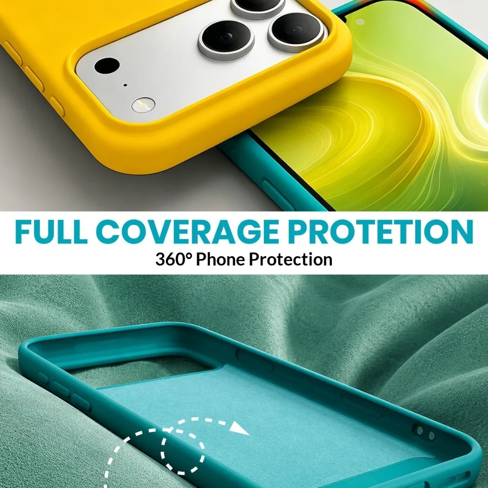 Elegant Crossbody Long Lanyard Phone Case with Skin-Touch Anti-Fall Liquid PC Cover