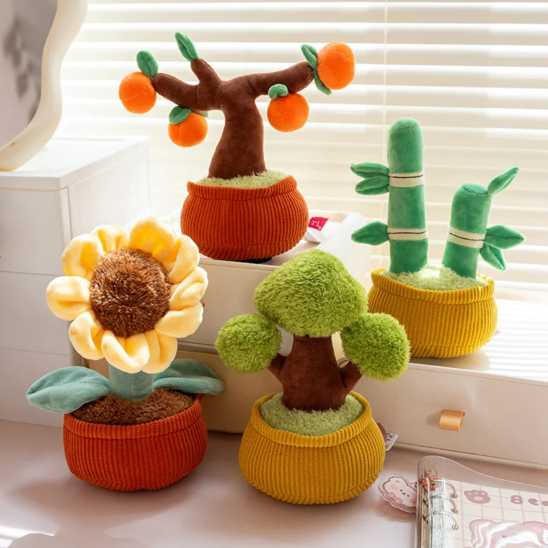 Green Plush Toy Aromatherapy Ornament for Home and Car Decor