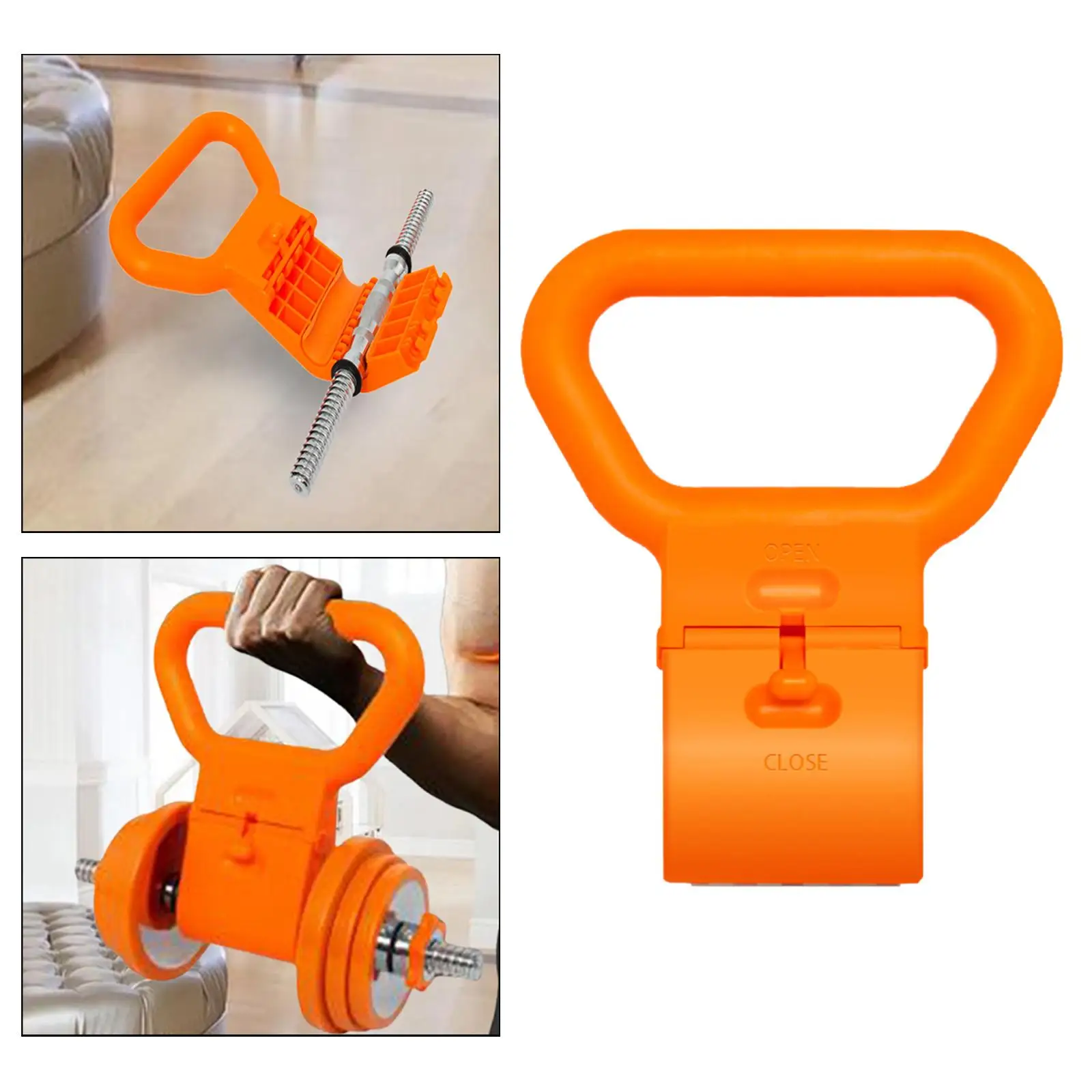 Kettlebell Grip Adjustable Comfortable Dumbbells Grip Kettle For Strength Training Outdoor Fitness Equipment Travel Workout