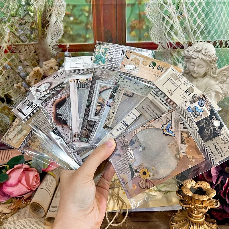 Vintage Frame Sticker Pack - 8 Style Scrapbooking & Handmade Craft Stickers