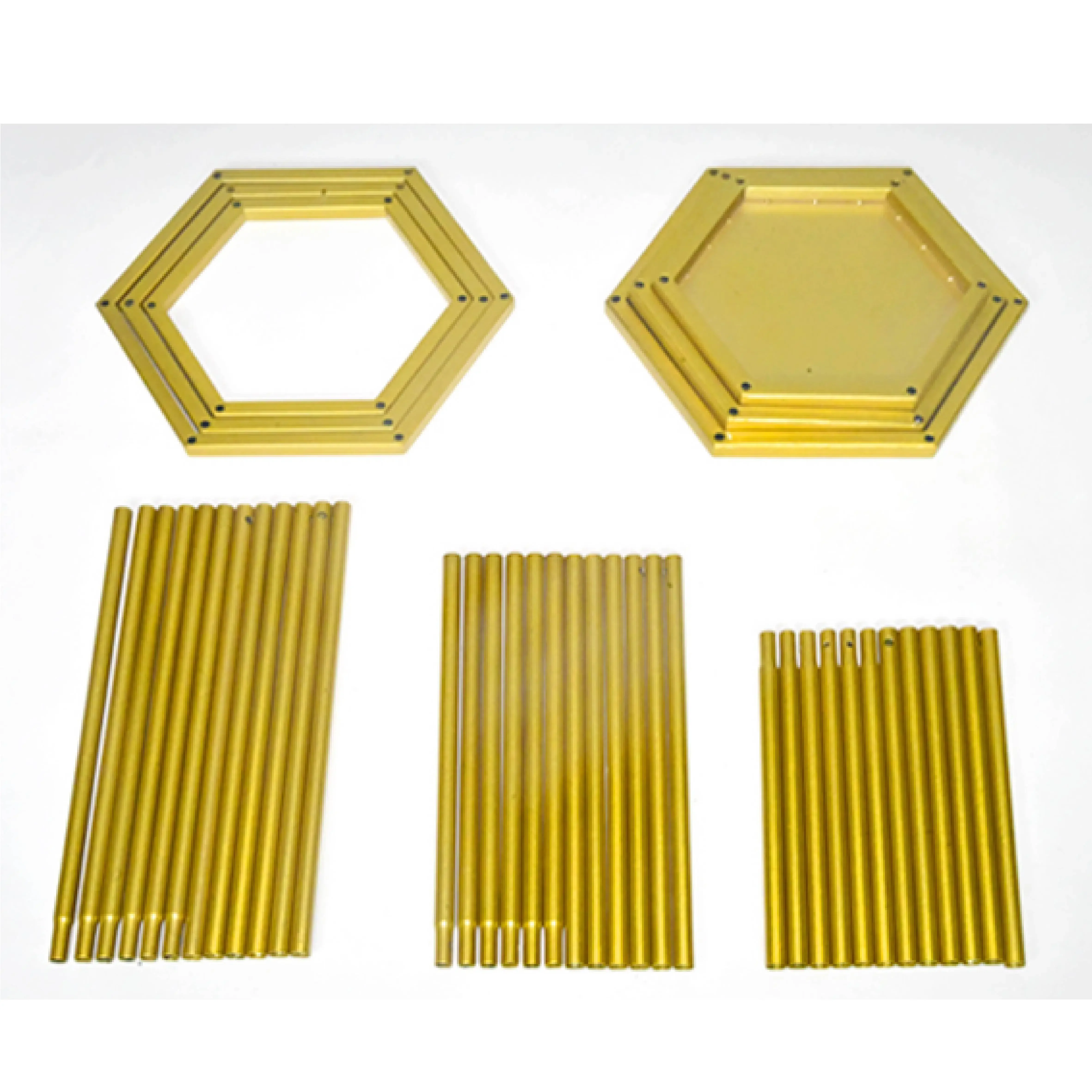 Description Picture 5 of itemSet of Cake Table Cylinders Pedestal Stands for Event & Party kids' birthday home wedding Decoration Made of High Quality Metal