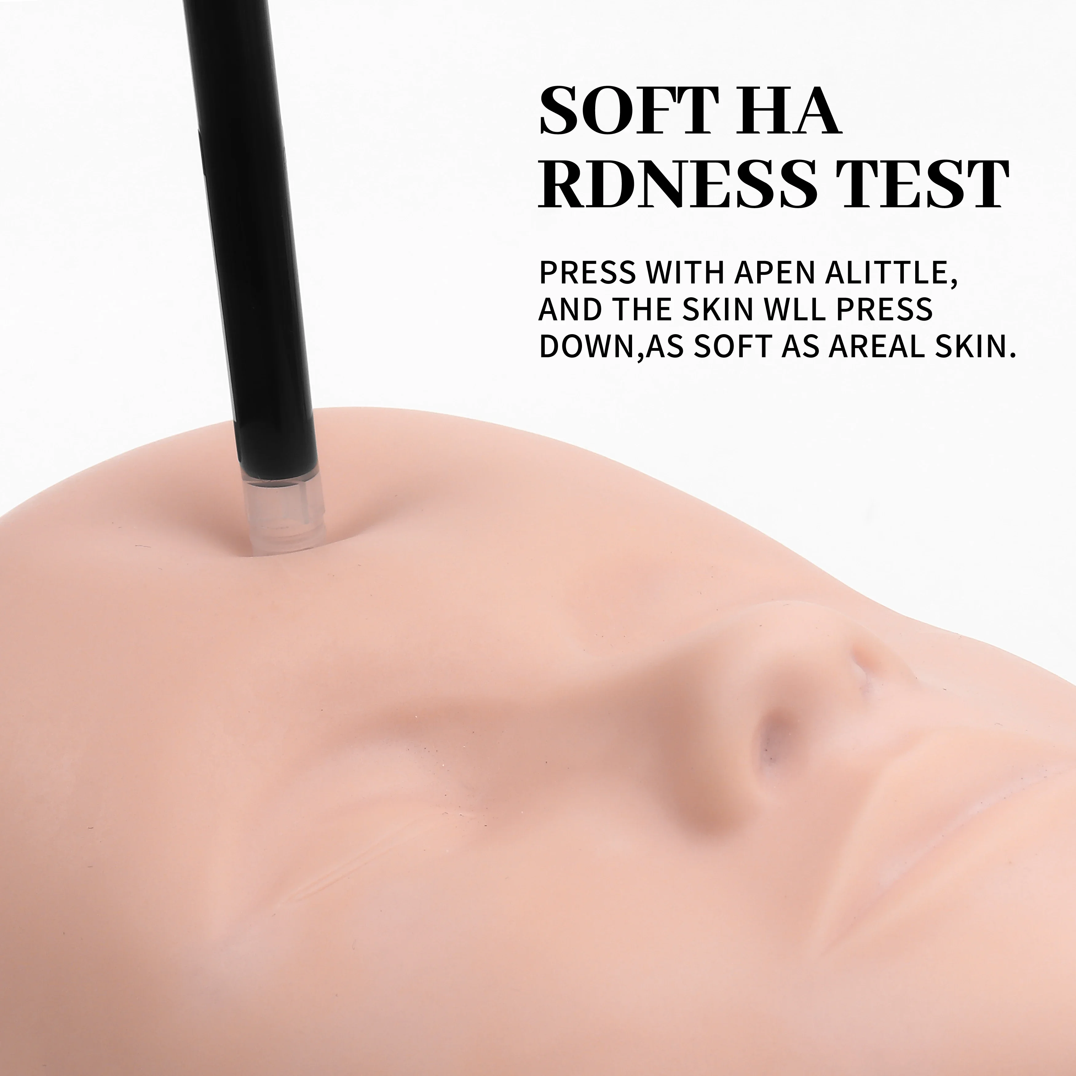 Makeup tools Eye makeup tools Eyelash extension Fake Head Mould Mannequin Head Training Makeup Model Rubber Eye Facial Eyelash Eyelash Extension Makeup Practice Heads