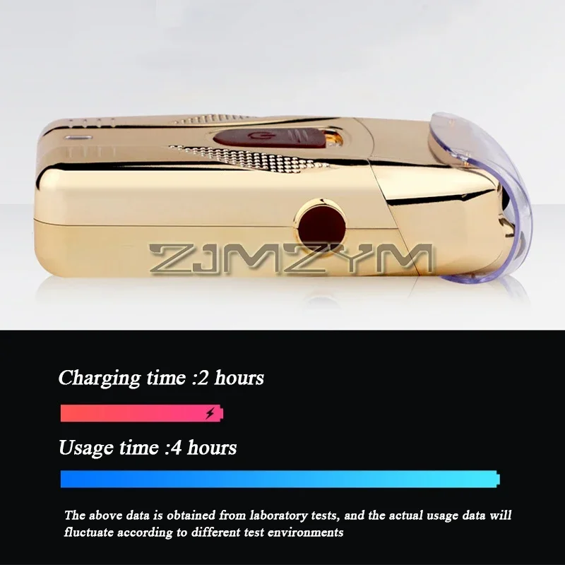 더블 블레이드 왕복 면도기 건식 습식 이중 용도 전기 머리 깎기 전문 오일 헤드 화이트닝 장치 휴대용 트리머