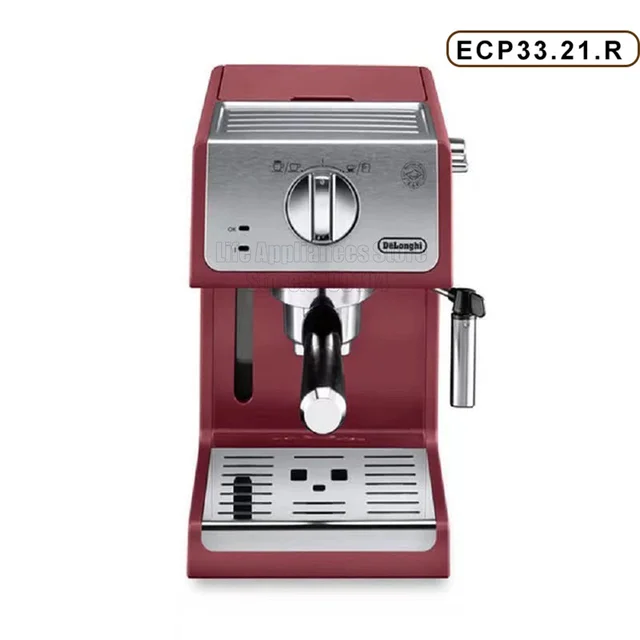 Delonghi All-In-One Coffee Maker Italian Espresso Machine Semi-Automatic  High Pressure Steam 15 Bar