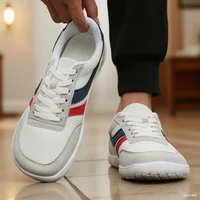 Men's Running Shoes Mesh Breathable Sports Shoes Women Fashionable Lightweight and Casual Design Lace Up Tennis Shoes Wide Feet