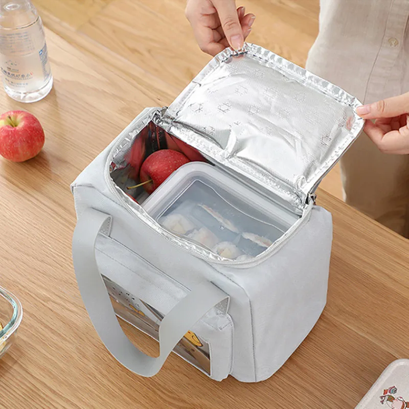 Waterproof Insulated Lunch Box Bags Women's Kids Thermal Bento Cooler Tote Bags for Outdoor Picnic Foods Storage Container lunch bag,bento bag,cooler bag