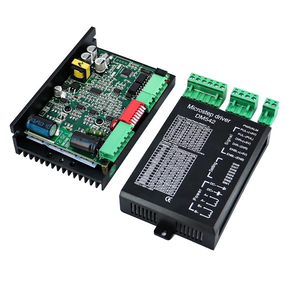 HLTNC Microstep Motor Driver DM542 Suitable for 42 57 Stepper Motor Nema17 Nema23 Supply Voltage 20-50V DC 4.2AA
