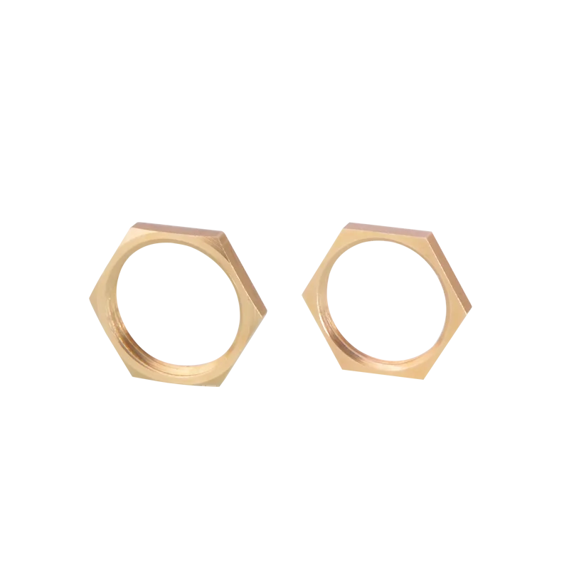 Brass Hex Lock Nuts hose pipe fitting pipe fitting water pipe fitting 1 5 10 Pcs Pipe Fitting 1/8 1/4 3/8 1/2 3/4 1 Inch BSP Female Thread Hexagonal Shank Cap Copper Flange Nut