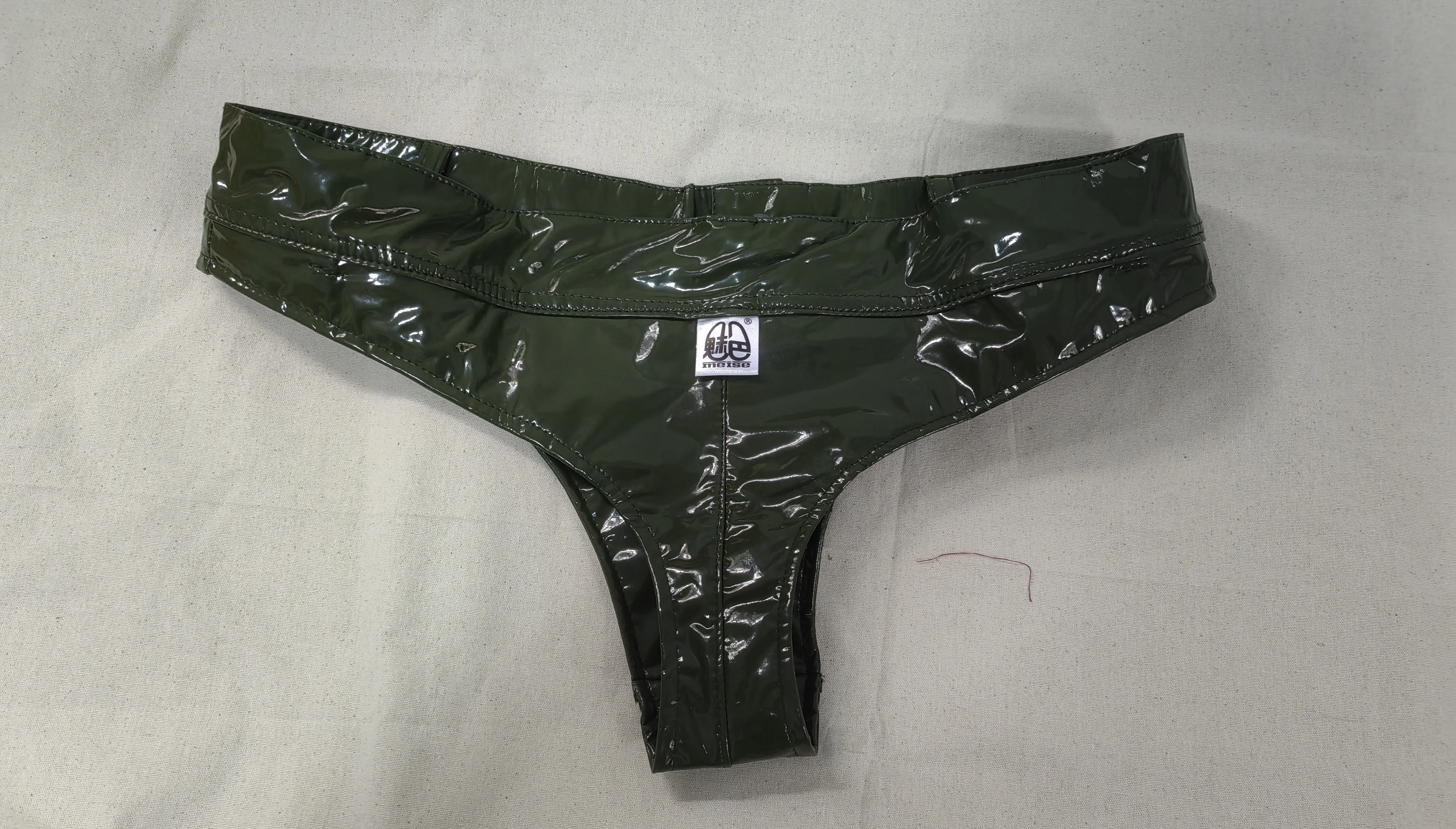 S-3XL Double Sided PU Leather Shorts Wet Look PVC Short Hot Pants Low Waist Sexy Micro Mini Bermudas Trunks Clubwear Streetwear