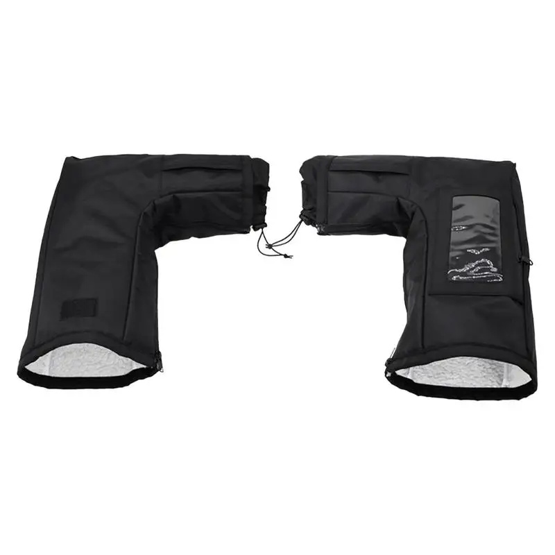

Snowmobile Mitts For Handlebars Wind-Breaking Guard Handlebar Mittens Thermal Cover Scooter Handle Grip Gloves Winter