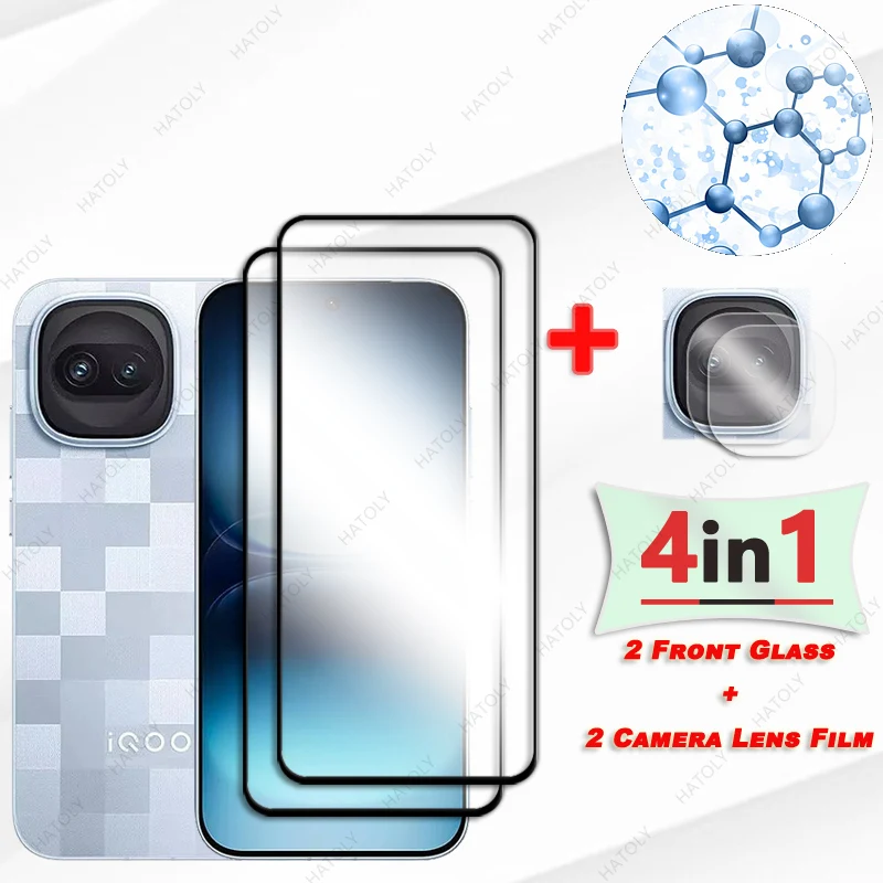 Premium Glass Screen and Camera Lens Protector with Black Edge