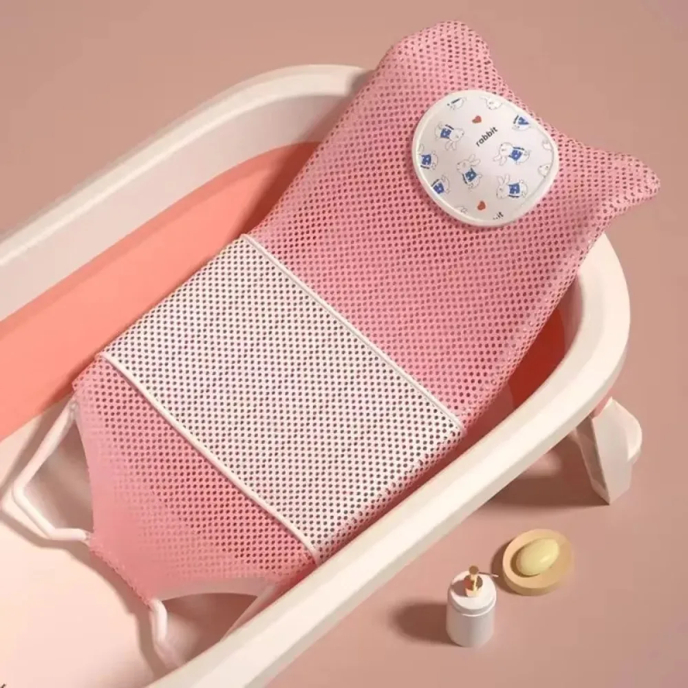 Arc Hook Design Artifact Bath Bed Cute Newborn Bath Tub 56x25cm Baby Bath Rack Cartoon Baby Bathing Bracket Baby Accessories