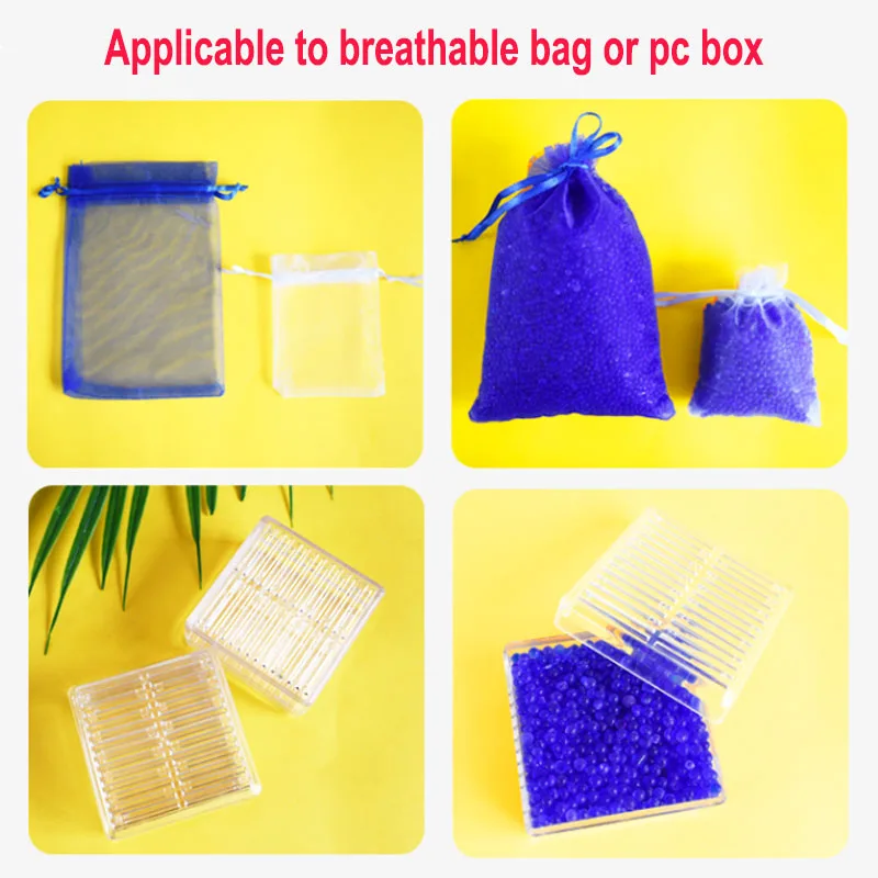 Silica Gel Desiccant 500g/bottle Reusable Electronic Products Moisture-Proof Dehumidification Silica Gel Bead Hygroscopic Agent
