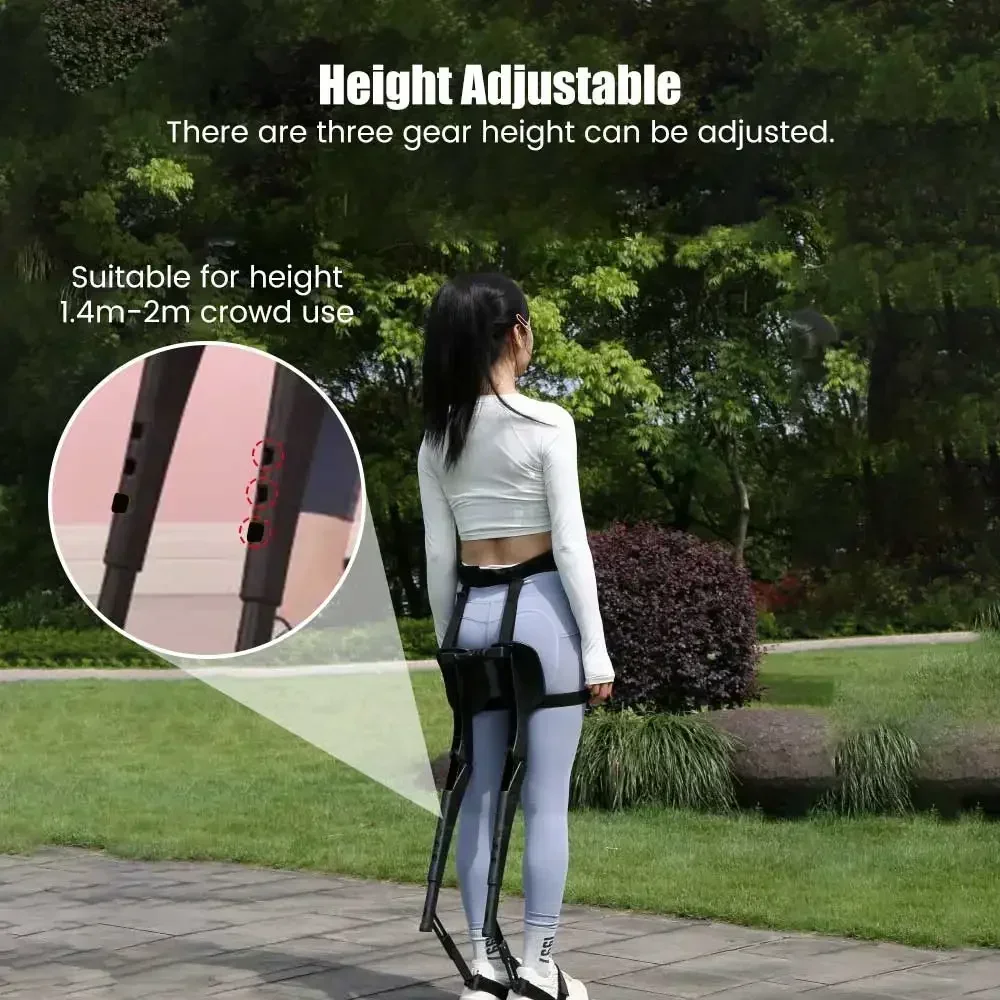 Portable Leg Ergonomics Lightweight Seat Chairless Chair Wearable Fishing Tool Standing Worker's Carriable Bench Foldable Stools