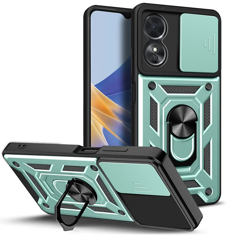 Shockproof Armor Magnetic Car Holder Ring Case - Enhanced Protection Back Cover