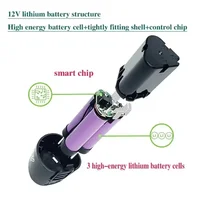 Batterie au lithium aste universelle pour tournevis électrique, perceuse électrique, mini meuleuse d'angle, outils électriques, nouveau, 12V, 4000mAh 2