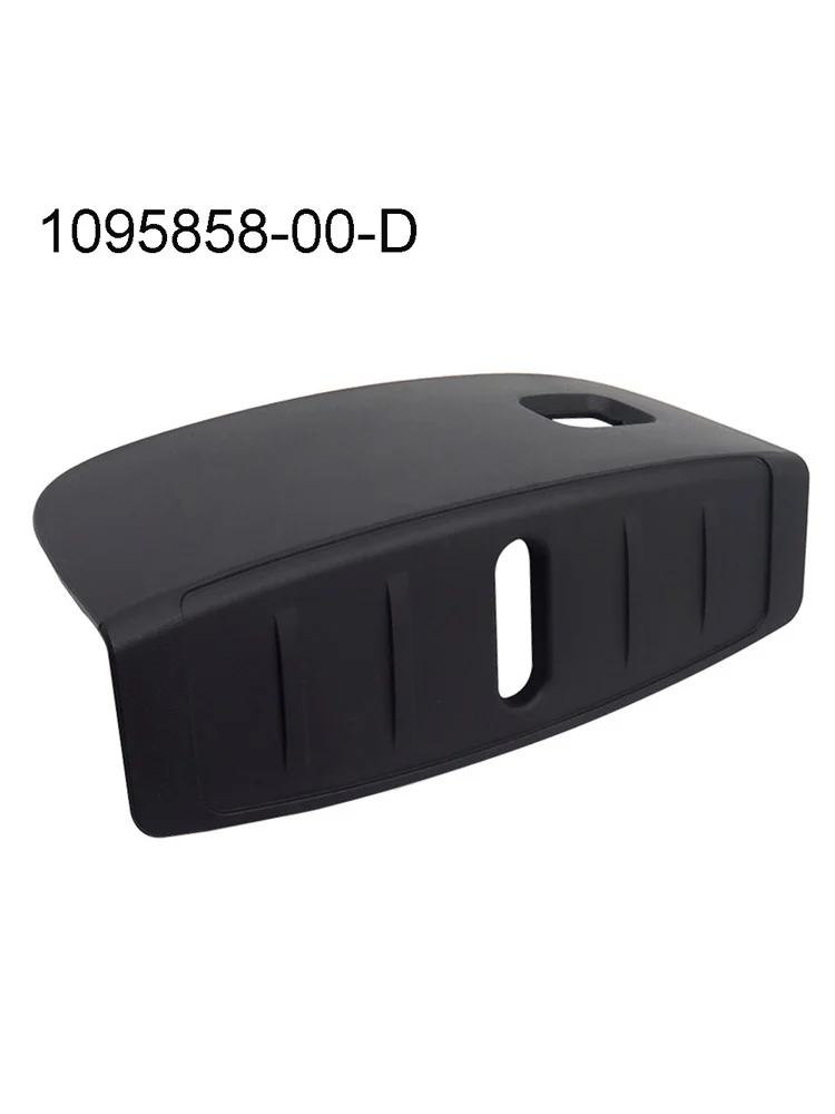 

1pc Car Front Bumper Frunk Close Out Panel Hood Latch Cover Black Plastic For Tesla Model 3 2017-2020 1095858-00-D
