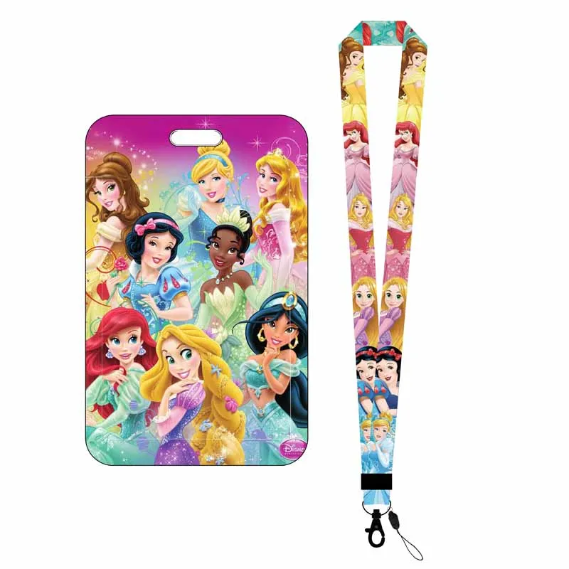 Movie characters Cartoon PVC Card Cover Student Campus Hanging Neck Bag Card  Holder Lanyard ID Card Holders key chain - AliExpress