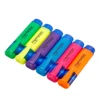 4/6Pc Highlighter Fluorescent Pen Broad Tip Writing Marker Pens for Art Drawing Doodling Marking Office Stationery School Supply 4