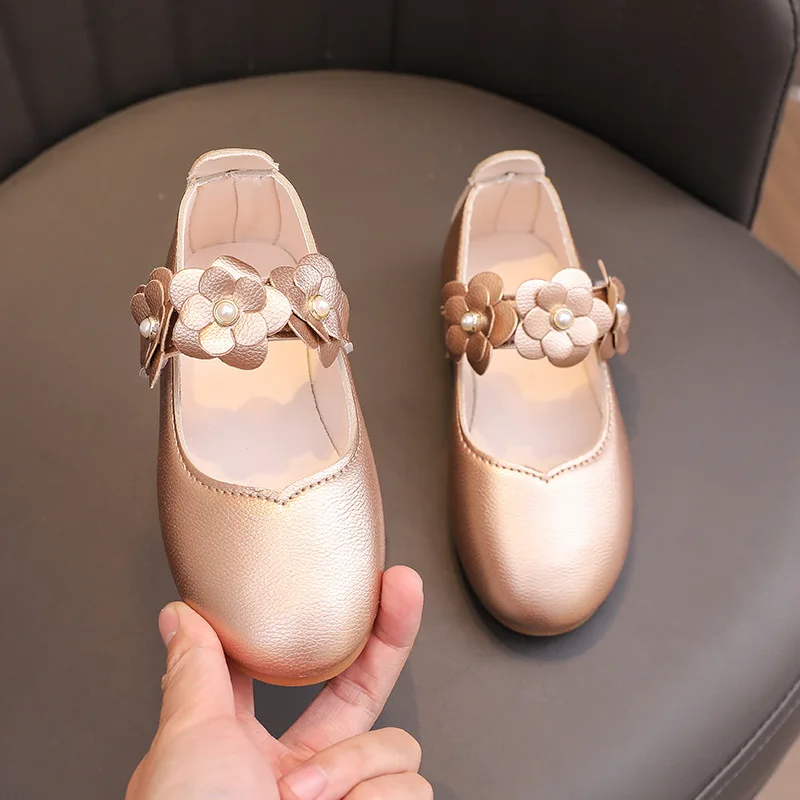 Girls Leather Shoes Autumn Fashion Soft Comfortable