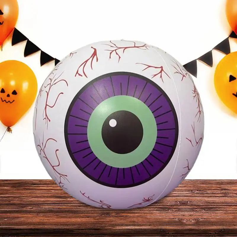 

Inflatable LED Eyeball Exquisite Scary Ghost Eyeball Decoration Dynamic Eyeball Decorations Reusable Glowing Inflatable Bloody E