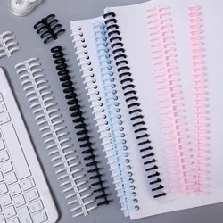 30 Rings Spiral Binding Coils Binding Spines Combs Snap Split Binder Rings for Notebook Diary Scrapbook Photo Album Stationery