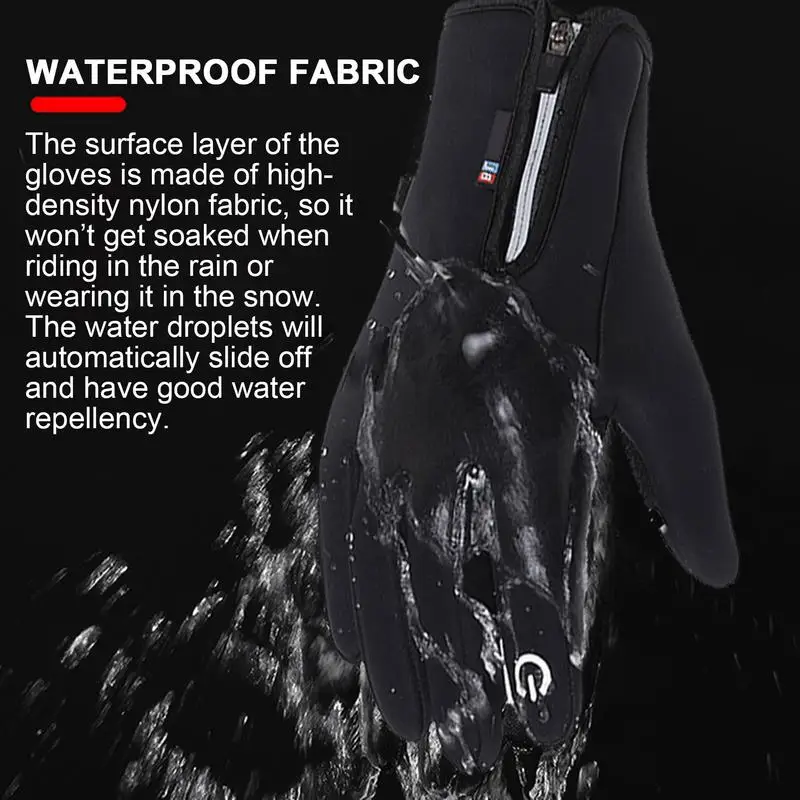 Heating Cycling Gloves Comfortable Winter Ski Gloves Winter Thermal Gloves Snow Mittens For Ski Riding Mountaineering 3