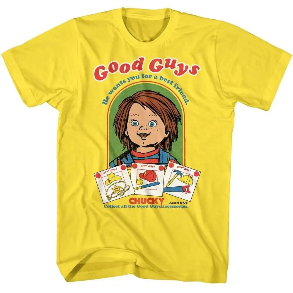 

Childs Play Chucky T Shirt Good Guys Horror Men's