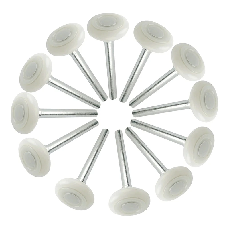 12Pack 2" Nylon Garage Door Roller 4" Stem 2" Nylon Garage Door Rollers Roller Wheel Accessories