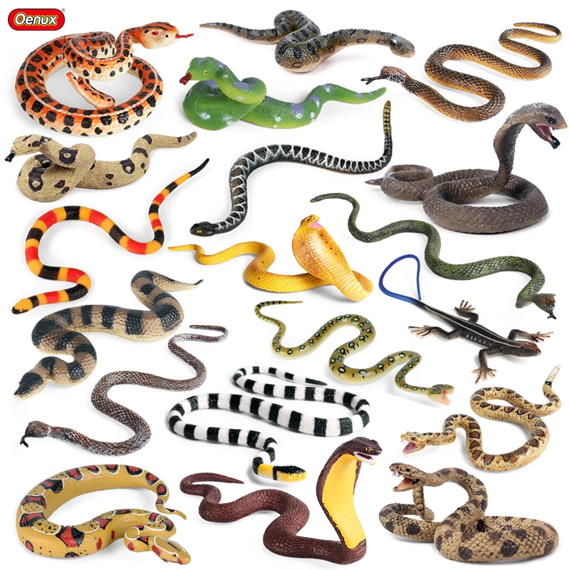 Animals Kids Snake | Animal Figures Python | Animal Cobra Snakes ...