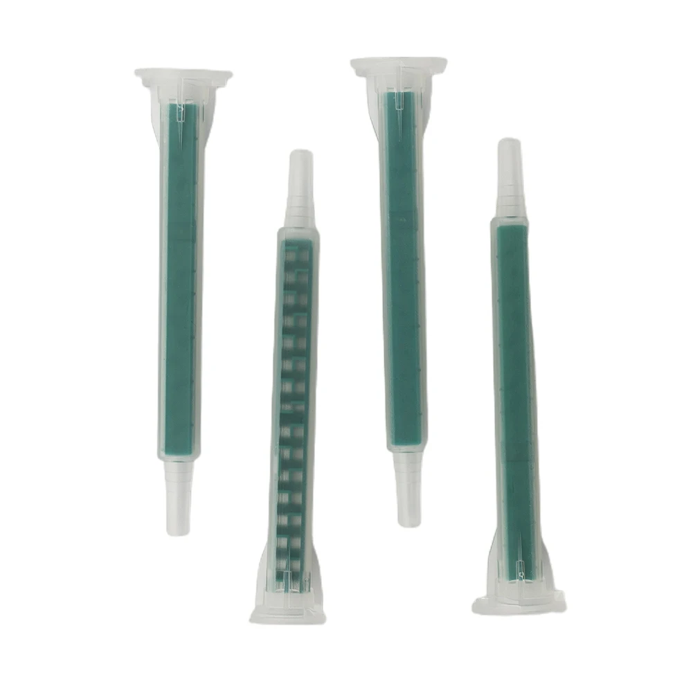 

Brand New Durable New Useful 50pcs/set AB Mixing Hose Adhesive Guns Tapes 2k 83mm Cartridges Adhesive 16 Knots Mixing