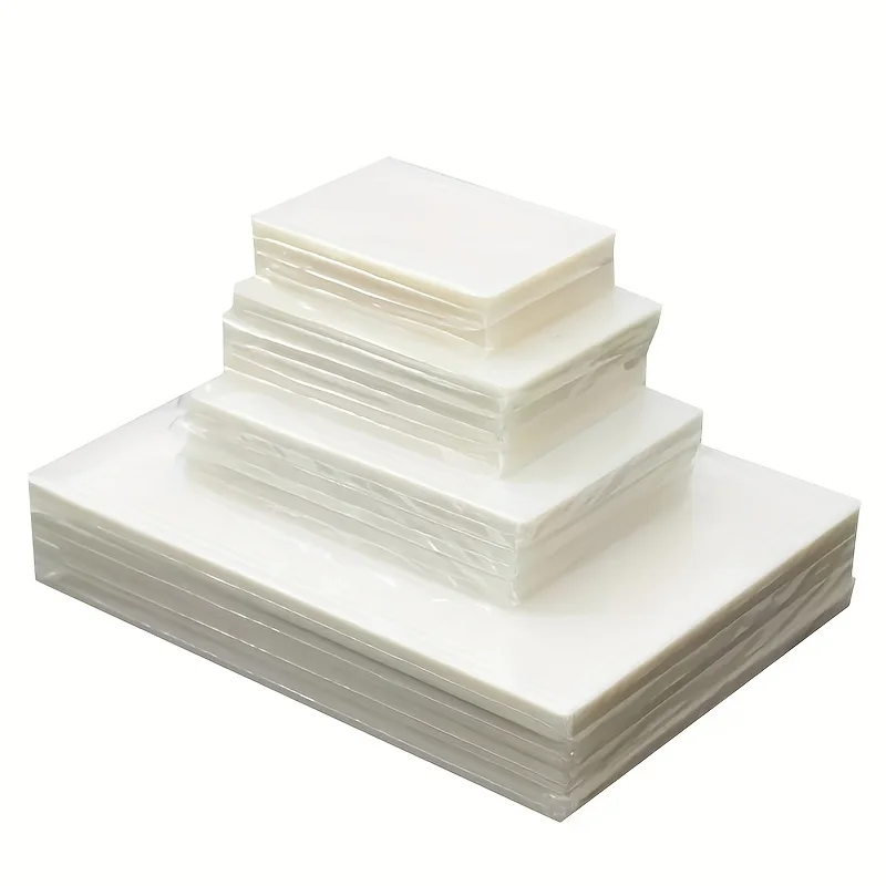 100PCS 70 Mic 2R 3R 4R 5R 열 라미네이팅 필름 PET 사진/파일/카드/그림 라미네이션 파우치 라미네이터 핫 라미네이터 필름