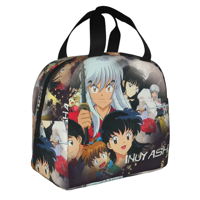 Bolsa de almuerzo aislada de Inuyasha, bolsa térmica reutilizable de Anime  japonés clásico grande, bolsa de comida para el trabajo al aire libre -  AliExpress