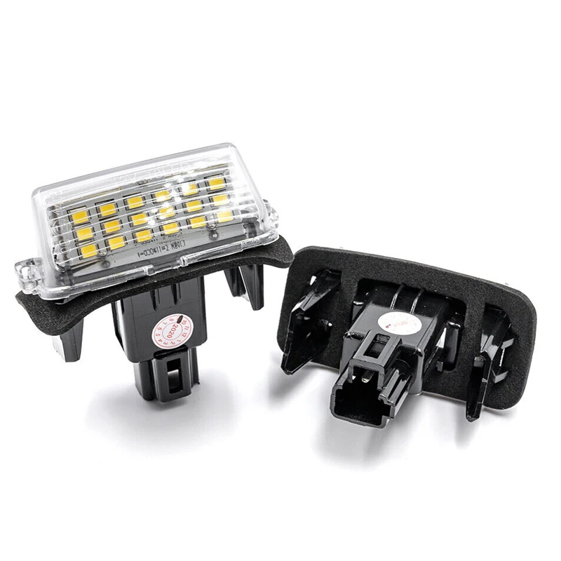 Car Rear LED License Number Plate Light 1 Pair 12V Fit For Toyota GR Yaris Corolla E210 Touring Sports Yaris XP21 license plate light