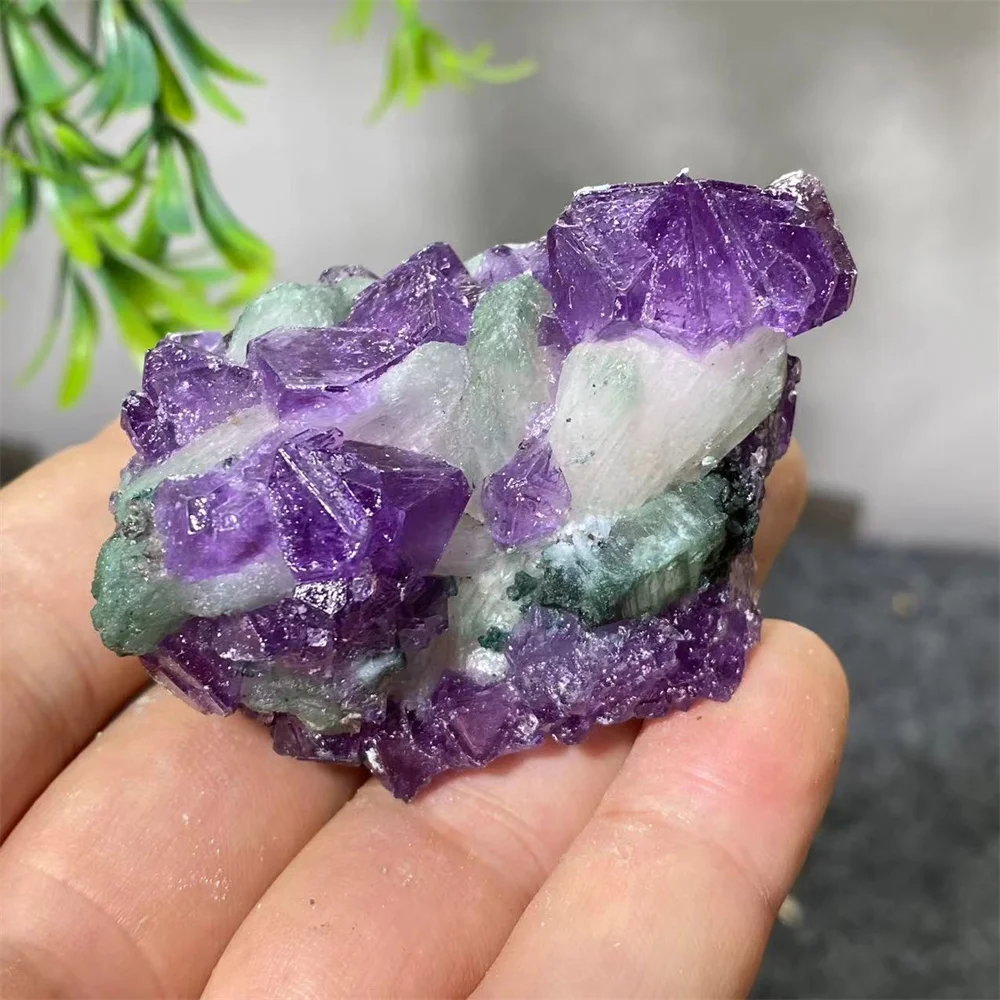 Crystal India Fluorite Specimen Raw Natural Beauty Quartz Gemstone Quartz Reiki Stone Beauty Minerals House Decoration Healing 6