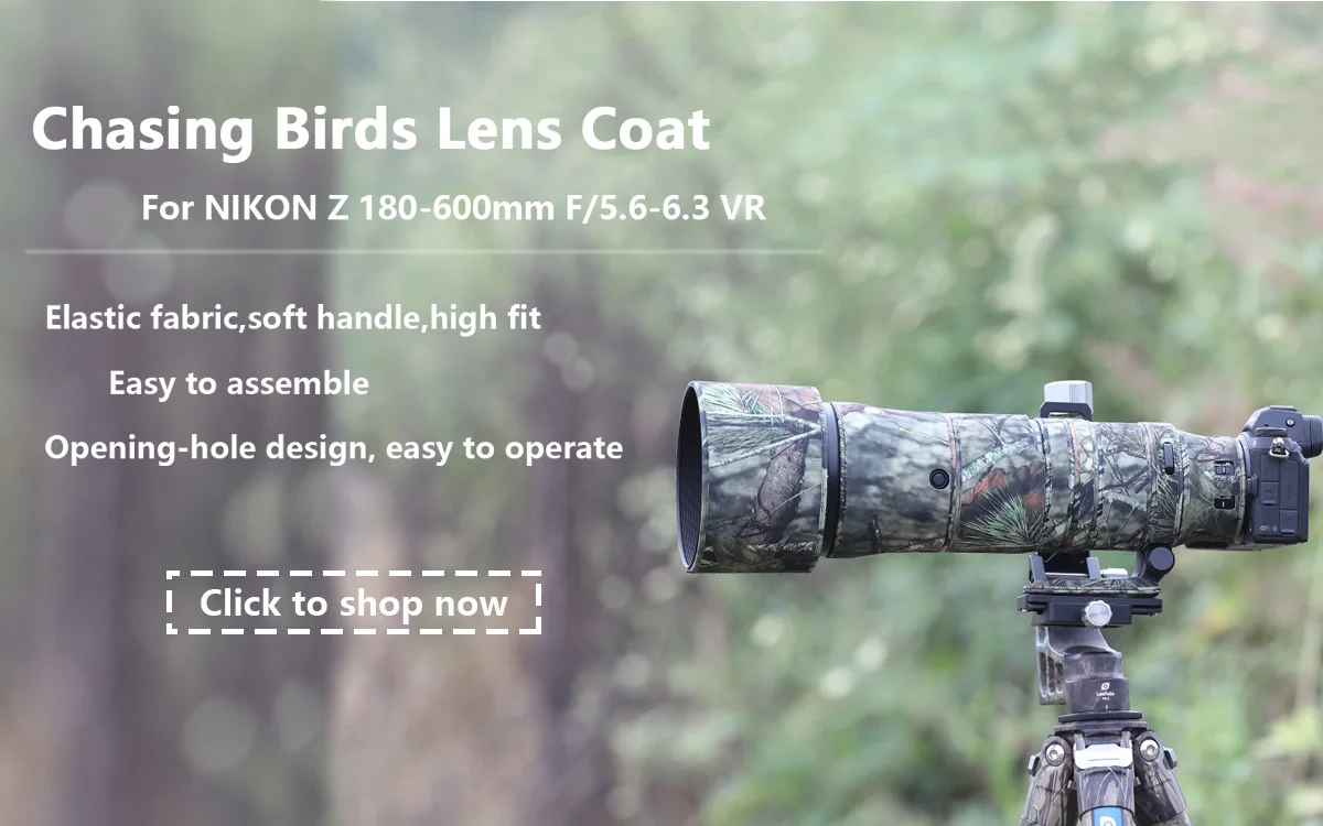 Housse Protection Objectif Canon RF 800mm F11 IS STM - Camouflage Pin, Imperméable, 7 Sections, Accès Aux Commandes - 5
